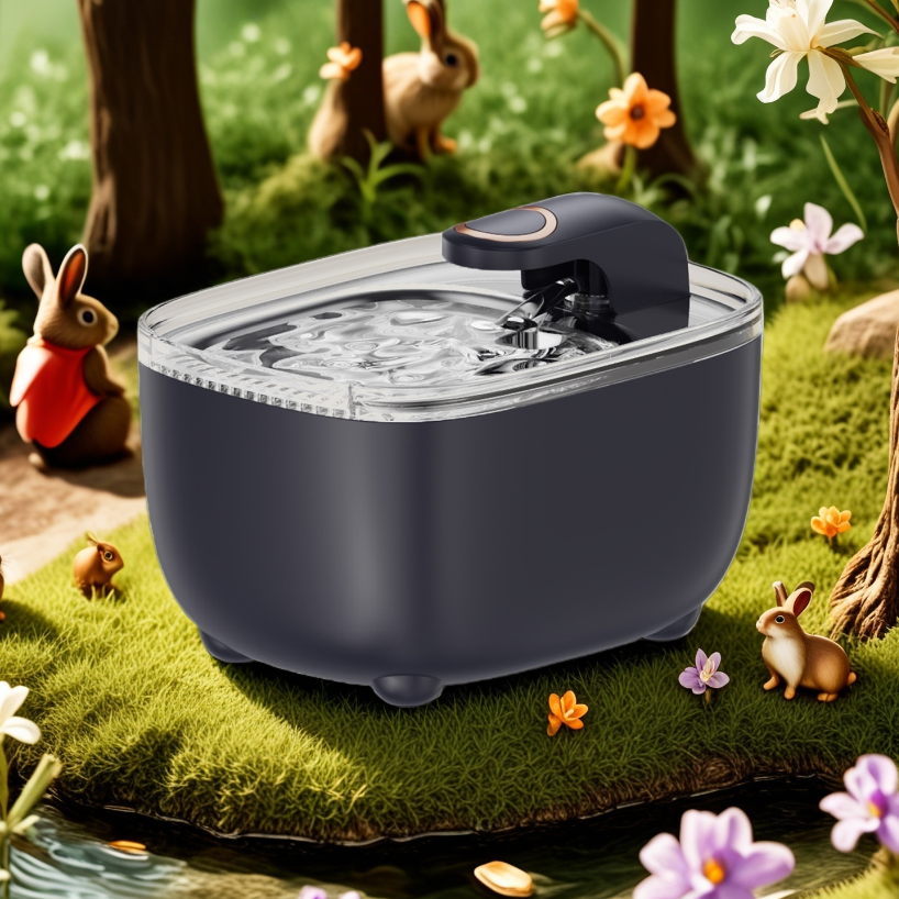 2.5L Pet Water Fountain – Automatic Cat & Dog Drinking Fountain with Deep Filtration System
