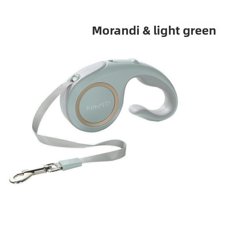 No More Tugging! Premium Retractable Dog Leash with Smooth One-Click Lock