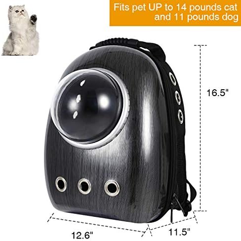 Space Capsule Pet Backpack – Breathable Transparent Cat & Dog Carrier for Travel