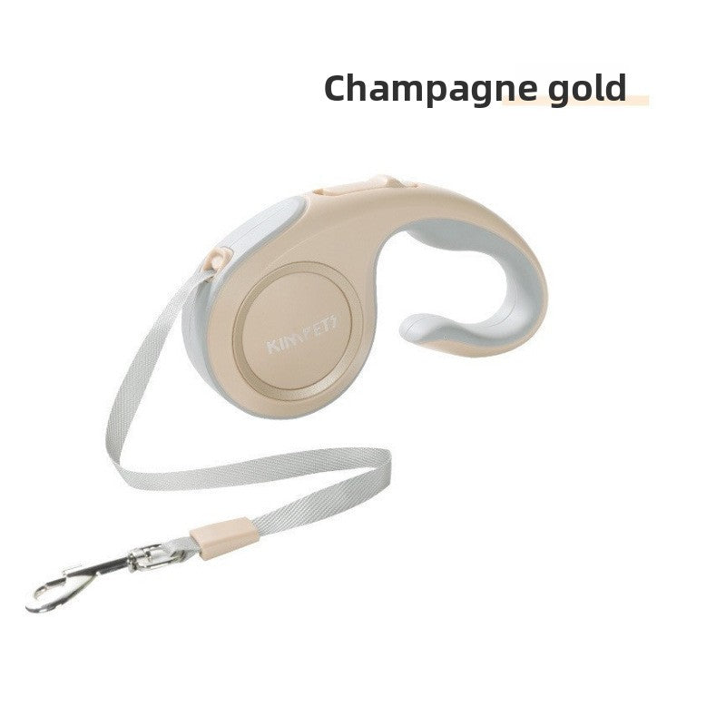 No More Tugging! Premium Retractable Dog Leash with Smooth One-Click Lock