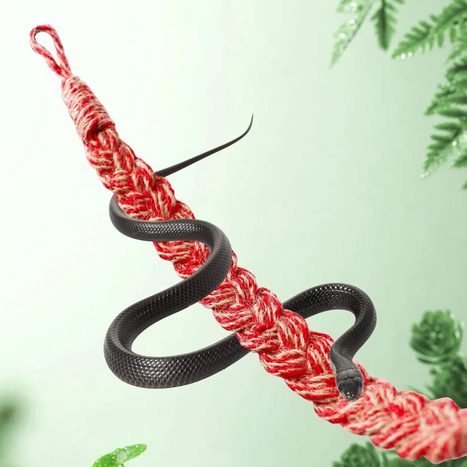 Reptile Climbing Vine Toy – Flexible Jungle Rope Ladder for Lizards, Geckos & Hermit Crabs