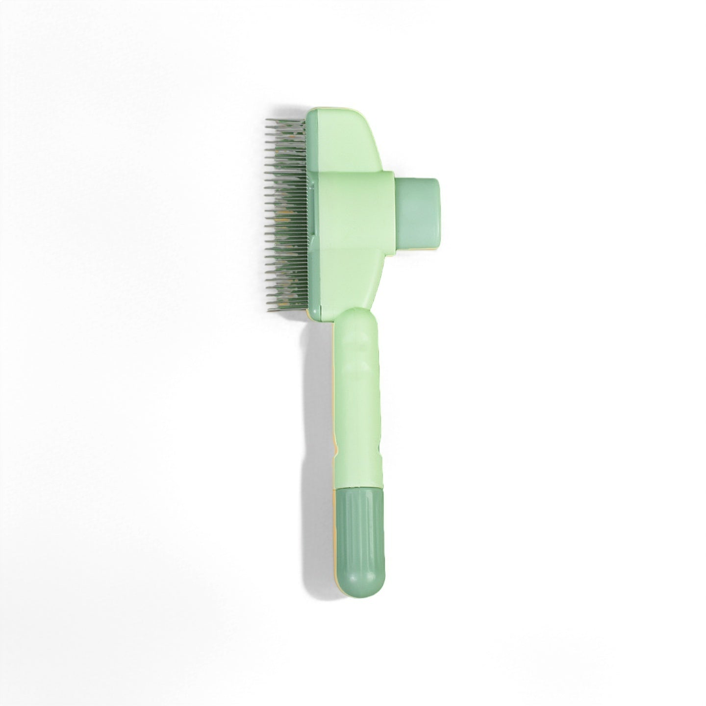One-Click Self-Cleaning Pet Grooming Brush - Efficient Hair Removal Comb for Cats & Dogs