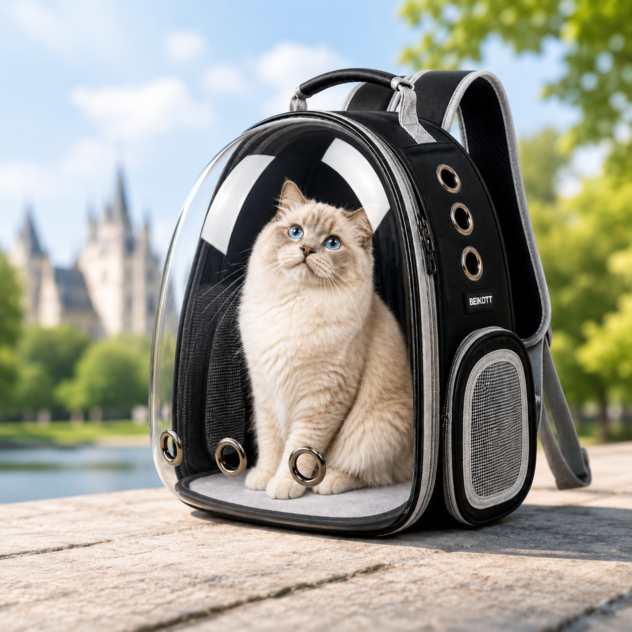 PawPlayHub™ Explorer Pet Carrier Backpack