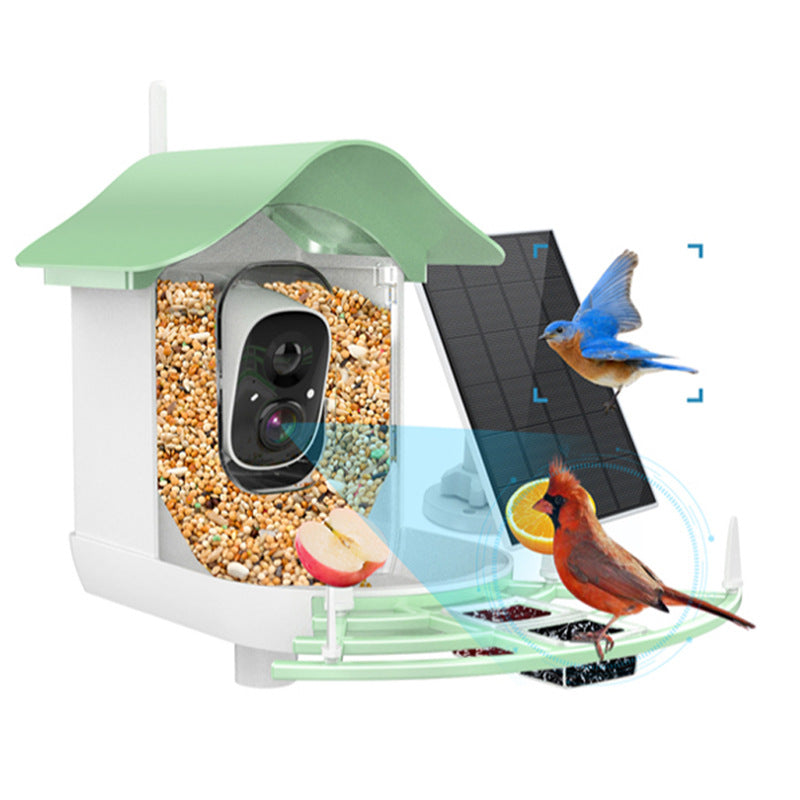 PawPlayHub Solar Smart Bird Feeder Camera AI Bird Recognition Waterproof Outdoor Feeder