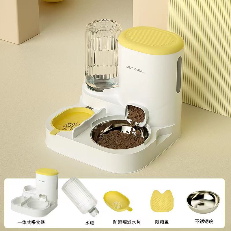 7-Day Automatic Pet Feeder & Water Dispenser – 2-in-1 Cat & Dog Feeding System