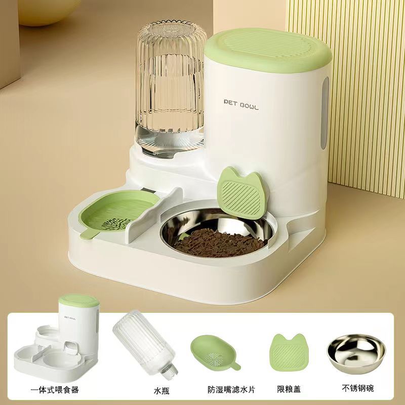 7-Day Automatic Pet Feeder & Water Dispenser – 2-in-1 Cat & Dog Feeding System