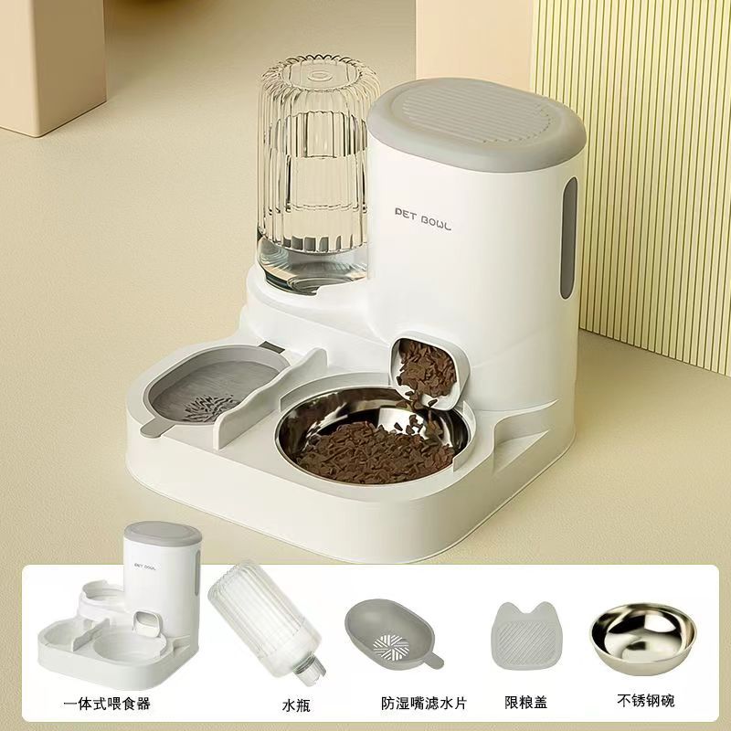 7-Day Automatic Pet Feeder & Water Dispenser – 2-in-1 Cat & Dog Feeding System