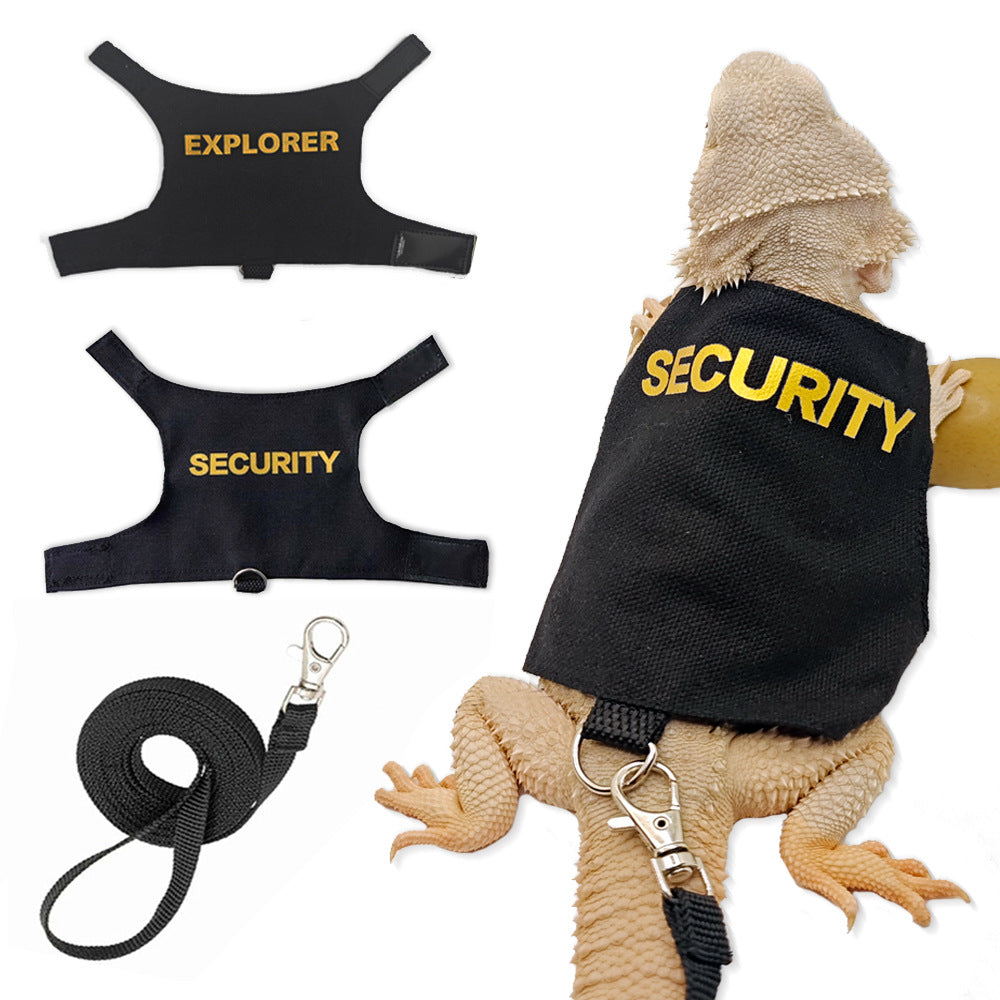 PawPlayHub Bearded Dragon Harness & Reptile Leash – Adjustable Reptile Vest for Lizards, Geckos, Chameleons & Iguanas