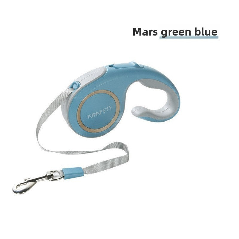 No More Tugging! Premium Retractable Dog Leash with Smooth One-Click Lock