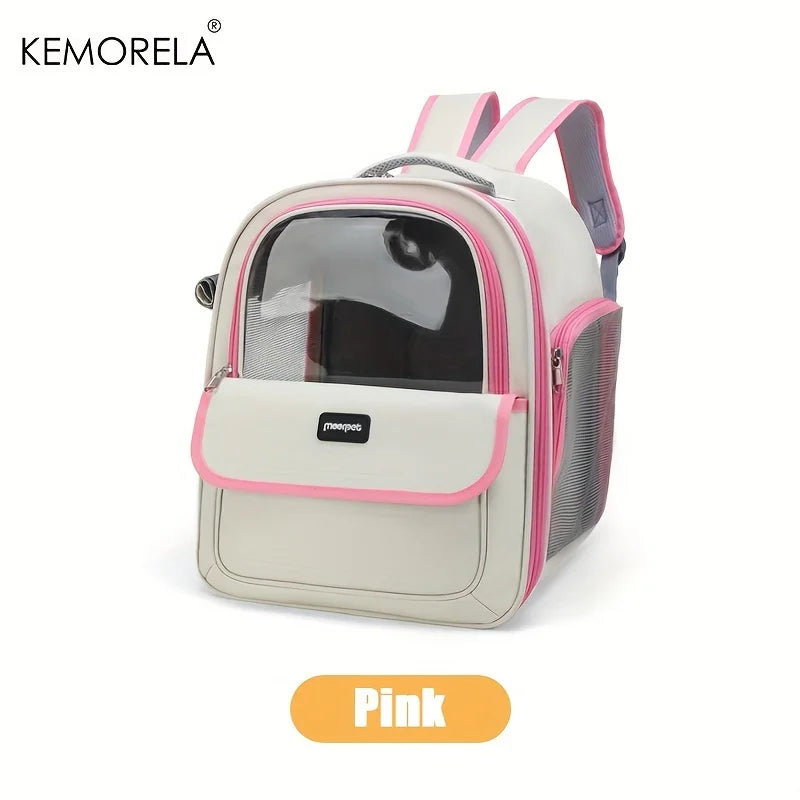 Pet Backpack for Cats And Dogs Large Outdoor Transparent Capsule Breathable Carrying Bag Pet Supplies Cat Backpack