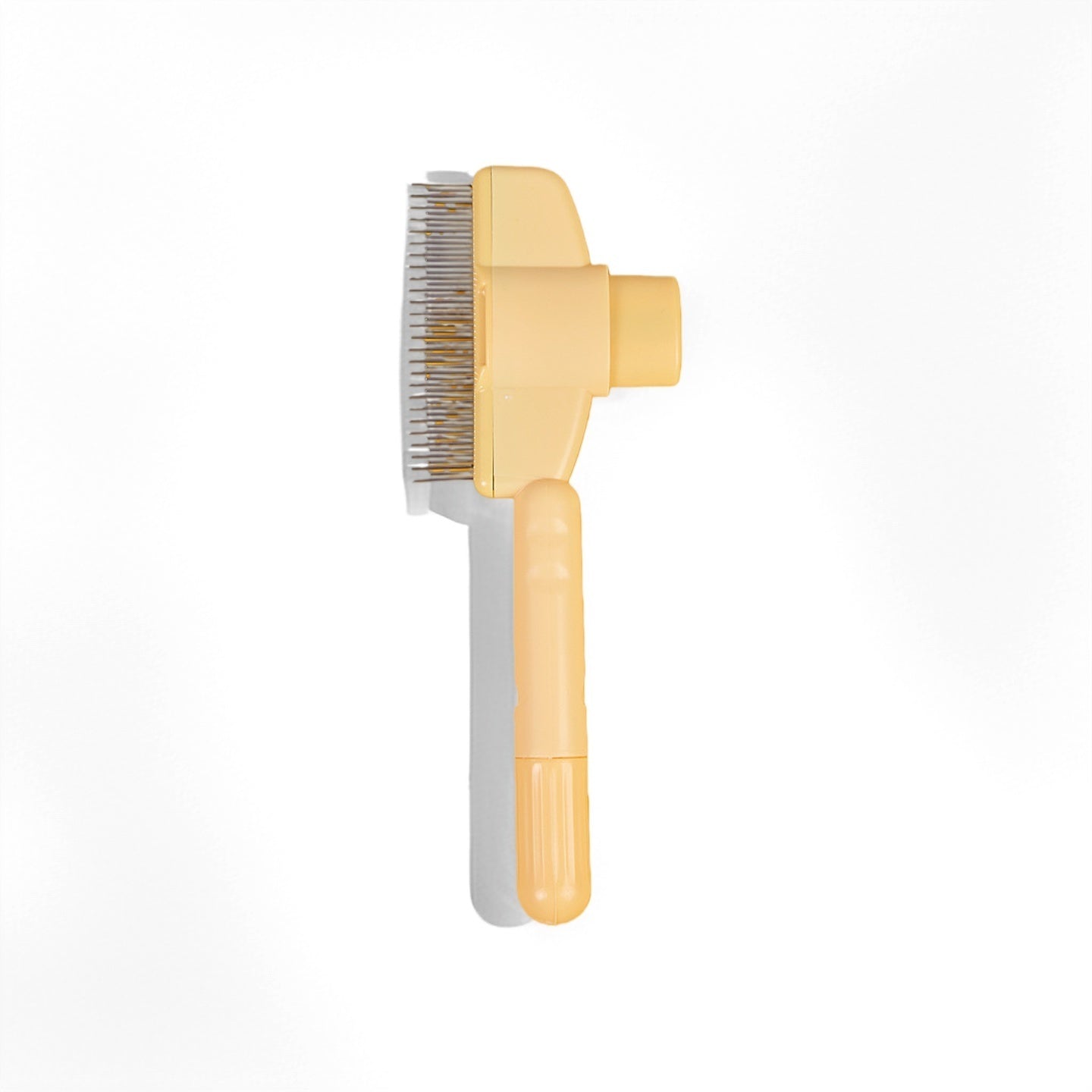 One-Click Self-Cleaning Pet Grooming Brush - Efficient Hair Removal Comb for Cats & Dogs