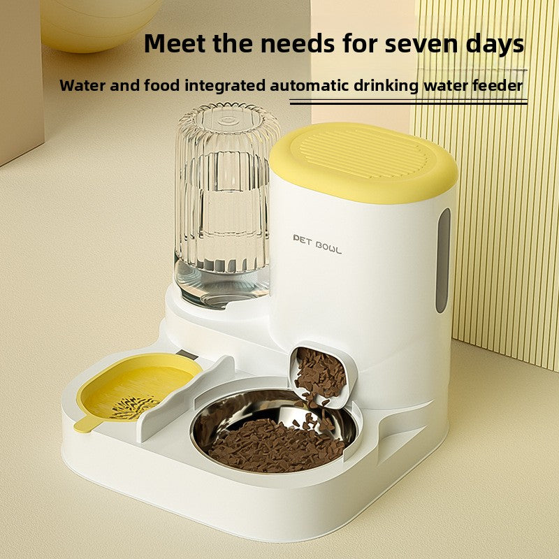 7-Day Automatic Pet Feeder & Water Dispenser – 2-in-1 Cat & Dog Feeding System