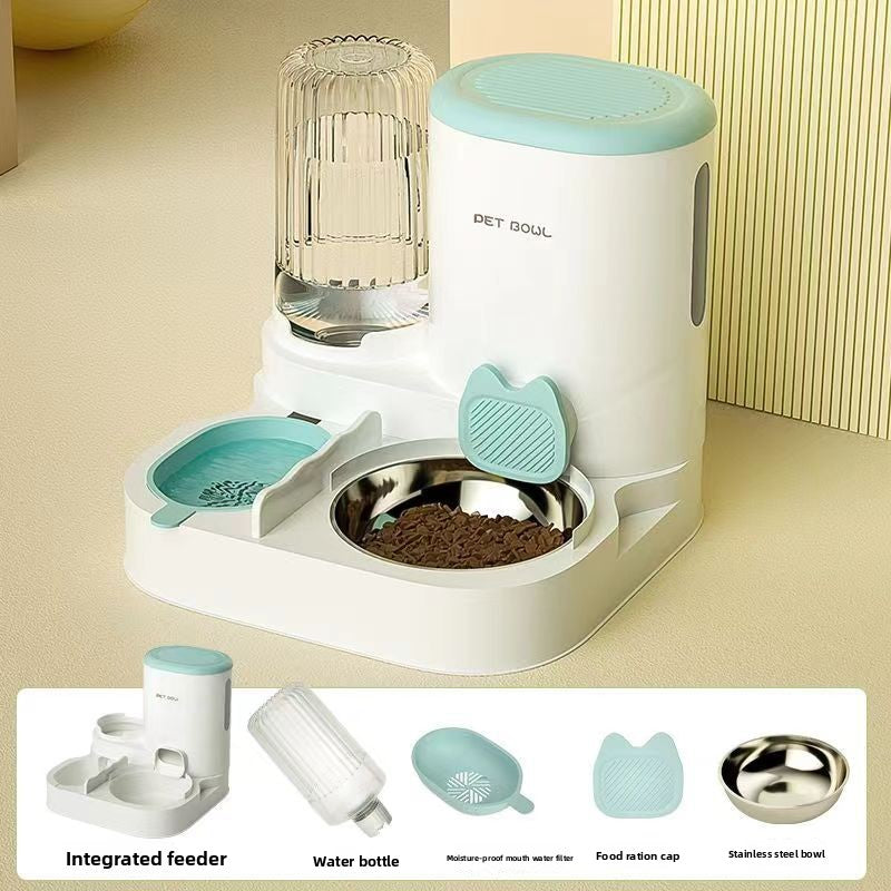 7-Day Automatic Pet Feeder & Water Dispenser – 2-in-1 Cat & Dog Feeding System