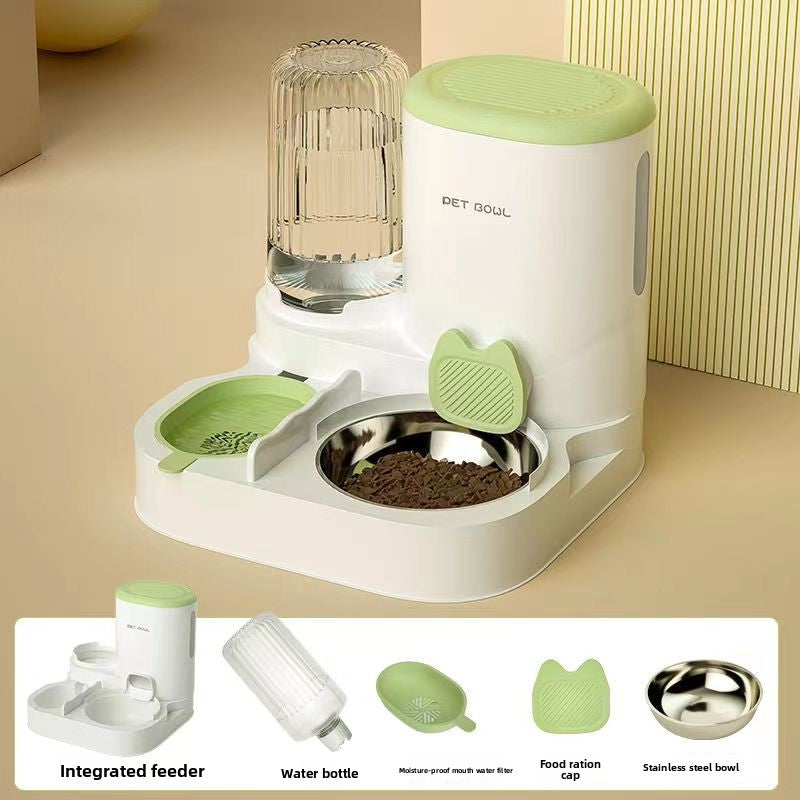 7-Day Automatic Pet Feeder & Water Dispenser – 2-in-1 Cat & Dog Feeding System