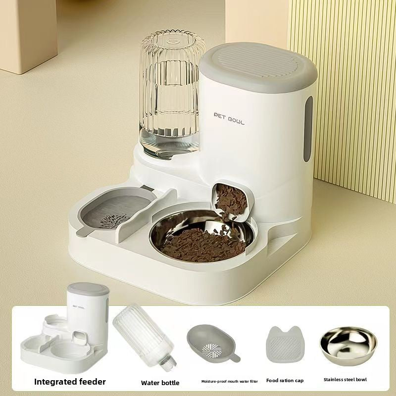 7-Day Automatic Pet Feeder & Water Dispenser – 2-in-1 Cat & Dog Feeding System