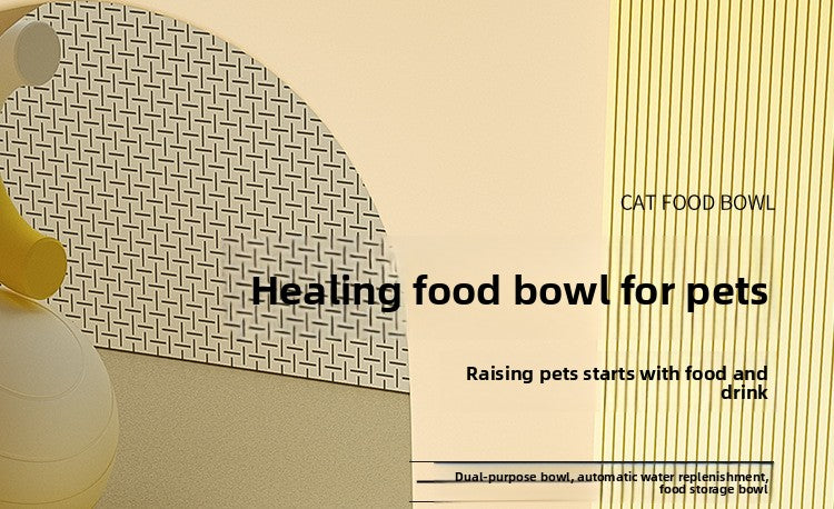 7-Day Automatic Pet Feeder & Water Dispenser – 2-in-1 Cat & Dog Feeding System