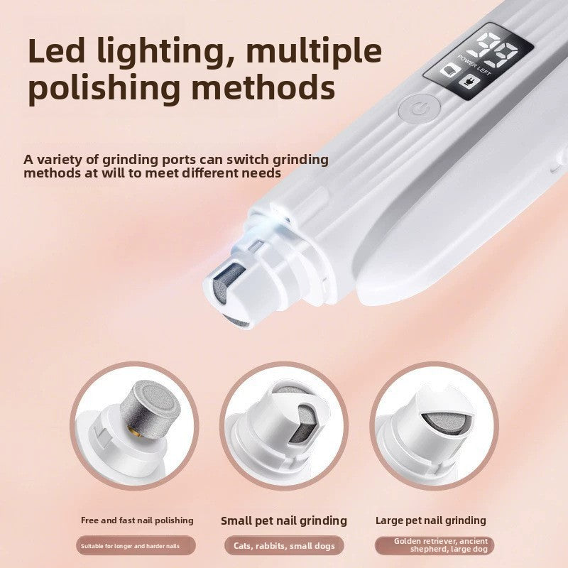 LED Pet Nail Clipper – Safe Dog & Cat Nail Trimmer with Light for Precision Cutting