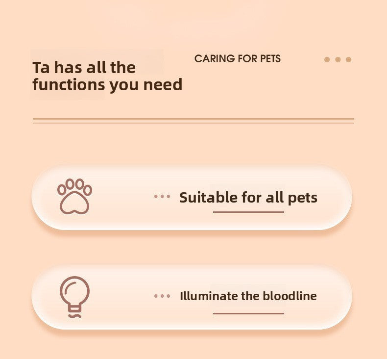LED Pet Nail Clipper – Safe Dog & Cat Nail Trimmer with Light for Precision Cutting