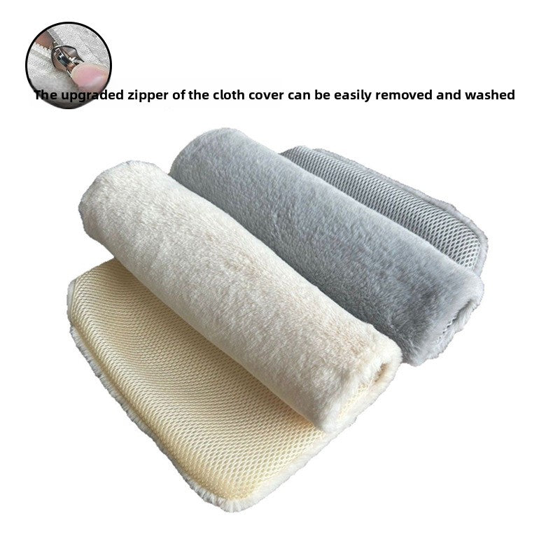 Window Mounted Cat Hammock Bed – Strong Suction Cup, Foldable Cozy Pet Window Perch with Soft Faux Fur Cushion