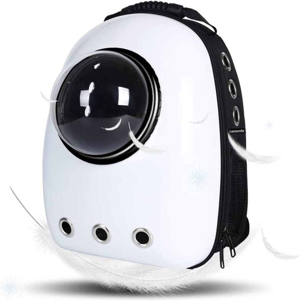 Space Capsule Pet Backpack – Breathable Transparent Cat & Dog Carrier for Travel