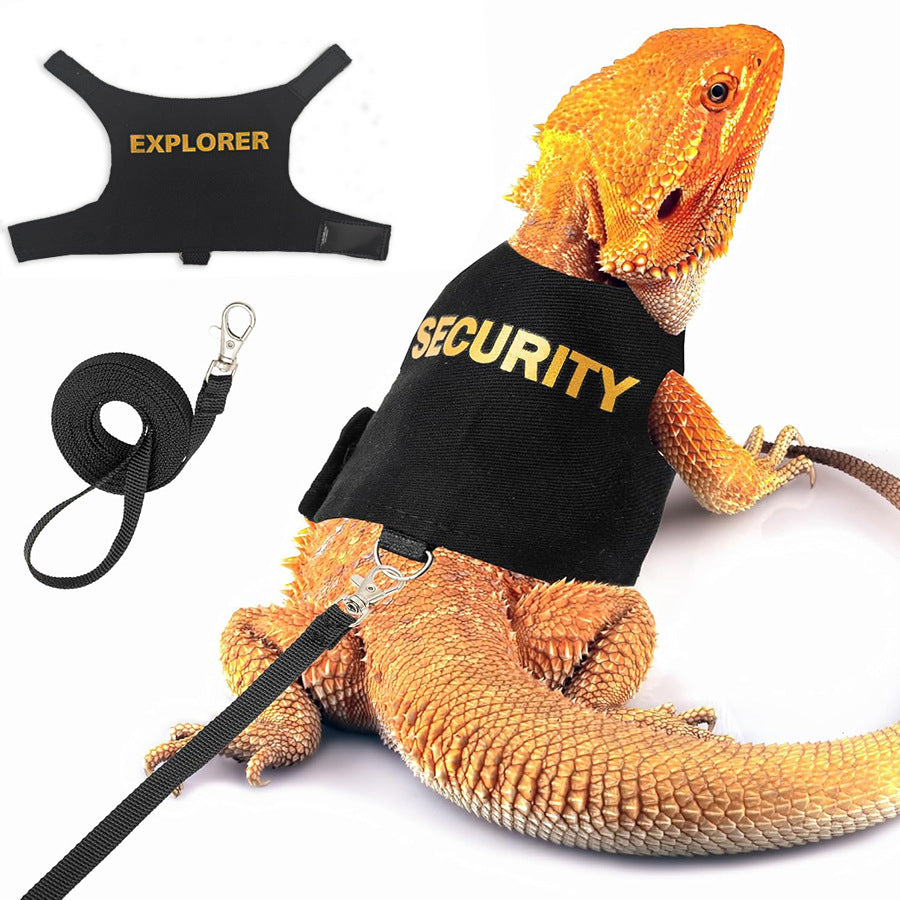 PawPlayHub Bearded Dragon Harness & Reptile Leash – Adjustable Reptile Vest for Lizards, Geckos, Chameleons & Iguanas