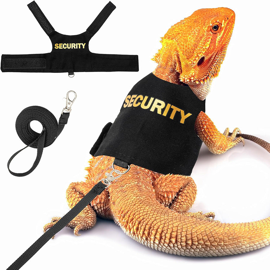 PawPlayHub Bearded Dragon Harness & Reptile Leash – Adjustable Reptile Vest for Lizards, Geckos, Chameleons & Iguanas