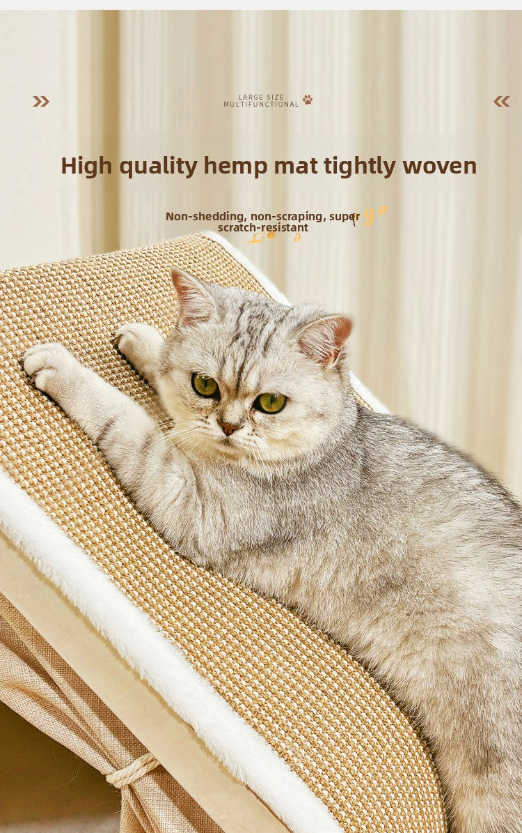 Cat Scratcher Tent House – No More Damaged Furniture! Foldable & Comfortable Bed