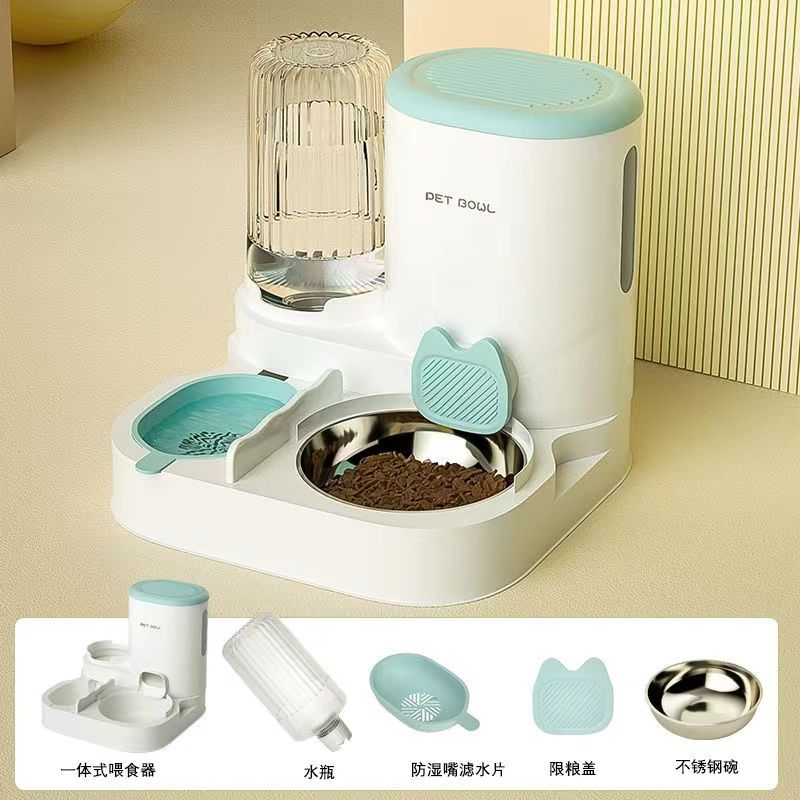 7-Day Automatic Pet Feeder & Water Dispenser – 2-in-1 Cat & Dog Feeding System