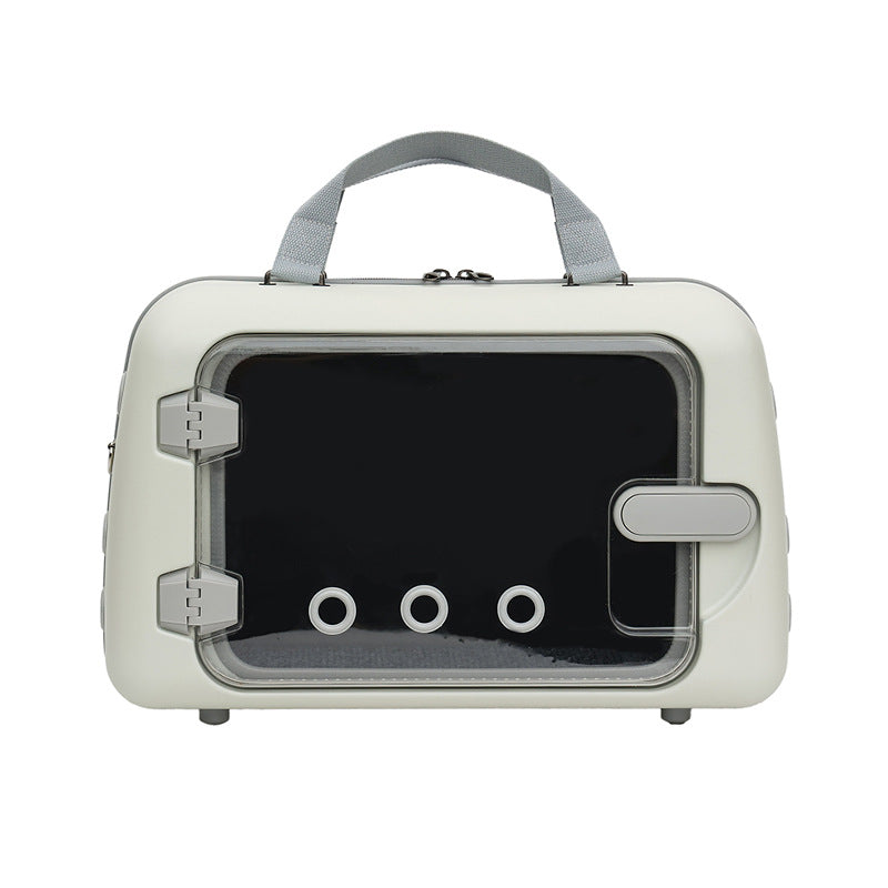 Lightweight Breathable Cat Carrier - Clear Window Pet Travel Bag for Safe, Stress-Free Trips to the Vet