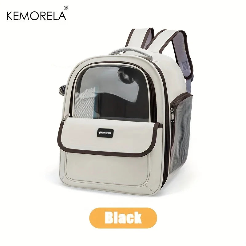 Pet Backpack for Cats And Dogs Large Outdoor Transparent Capsule Breathable Carrying Bag Pet Supplies Cat Backpack