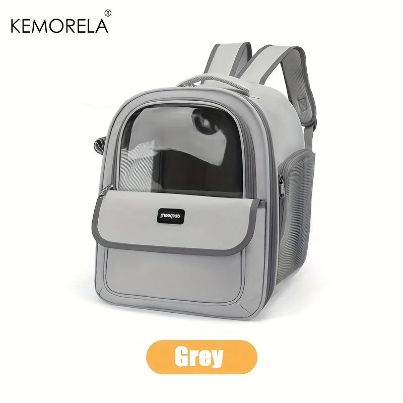 Pet Backpack for Cats And Dogs Large Outdoor Transparent Capsule Breathable Carrying Bag Pet Supplies Cat Backpack