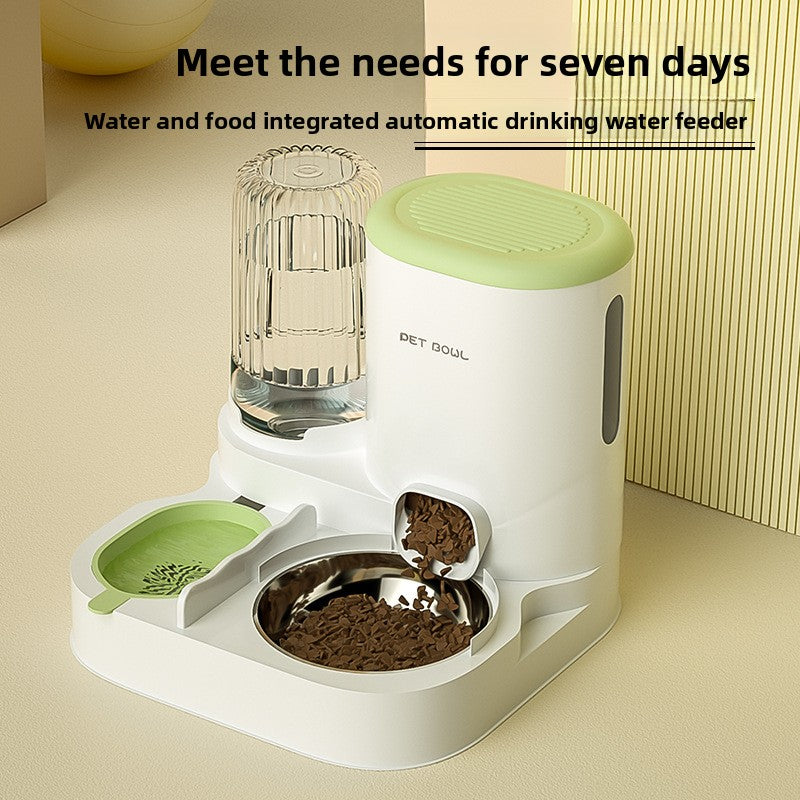 7-Day Automatic Pet Feeder & Water Dispenser – 2-in-1 Cat & Dog Feeding System