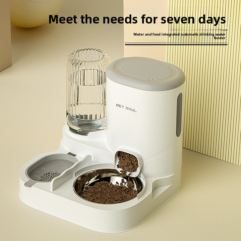 7-Day Automatic Pet Feeder & Water Dispenser – 2-in-1 Cat & Dog Feeding System