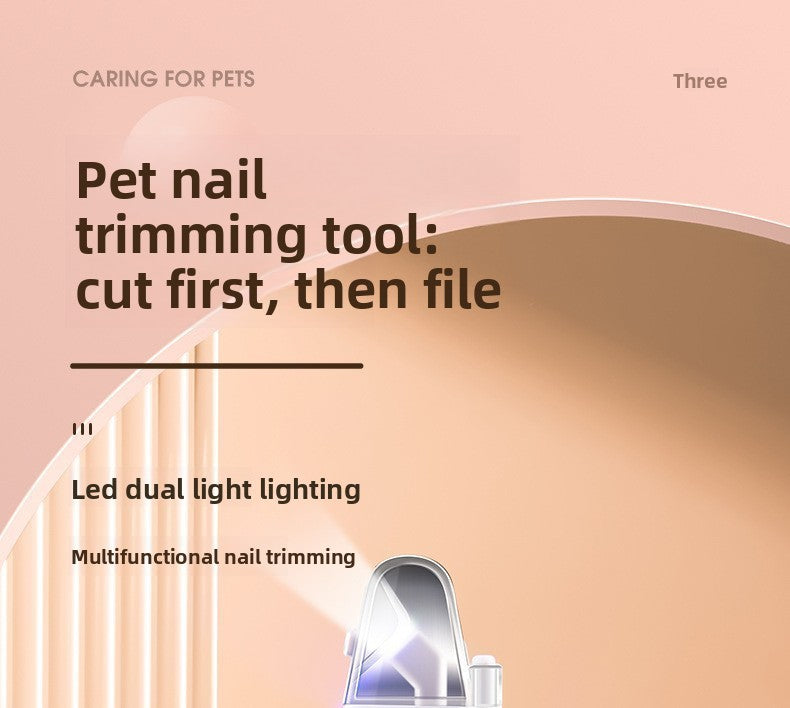 LED Pet Nail Clipper – Safe Dog & Cat Nail Trimmer with Light for Precision Cutting